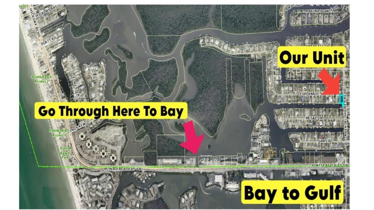 Blue Crab Dock On Gulf Canal Front Close 2 Beach Restaurants Bonita Springs Εξωτερικό φωτογραφία